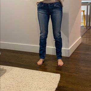 AG straight legged jeans